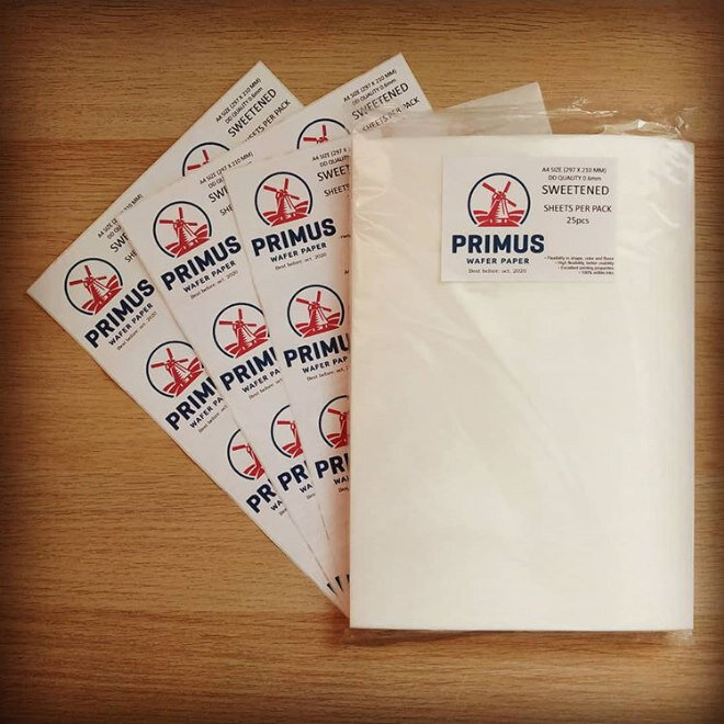 СЛАДКАЯ вафельная пищевая бумага А4 толстая, 25 листов PRIMUS Wafer Paper