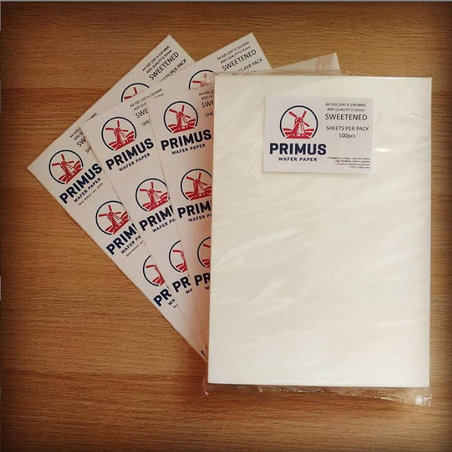 СЛАДКАЯ вафельная пищевая бумага А4 тонкая, 100 листов PRIMUS Wafer Paper